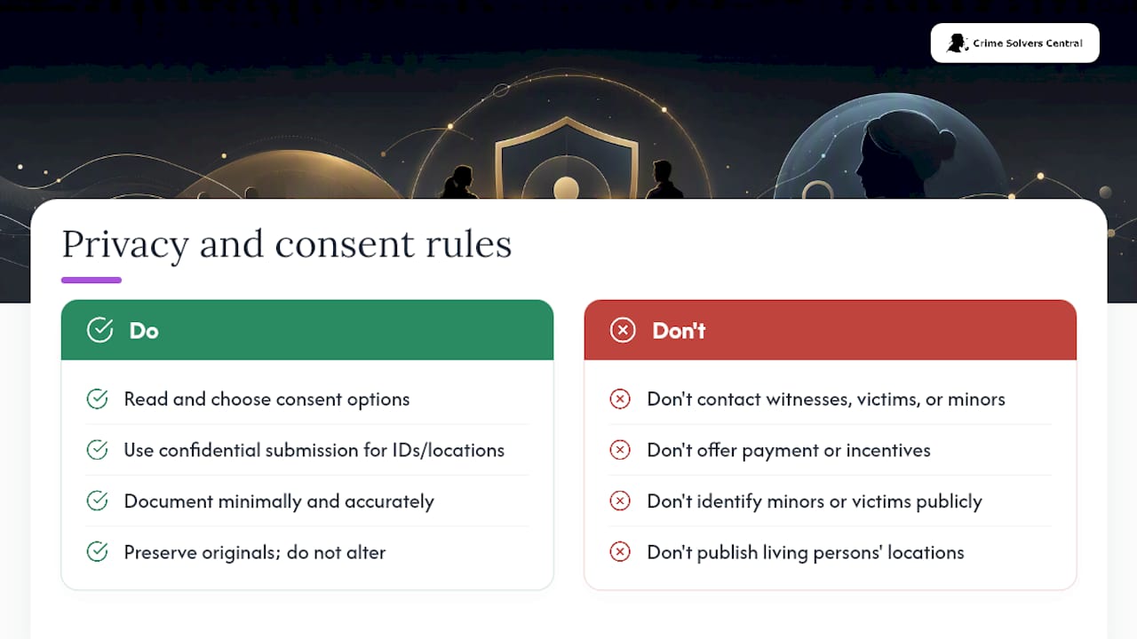 Privacy, consent, and the ethics every contributor must follow — overview diagram