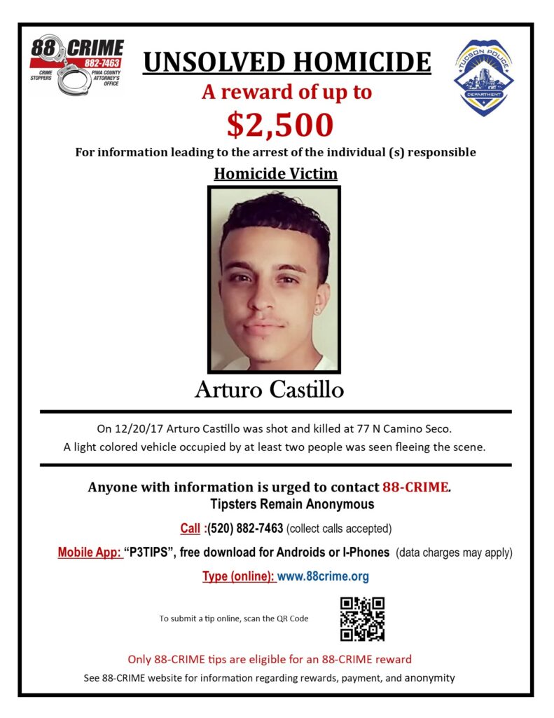 Arturo Castillo death by force case profile photo