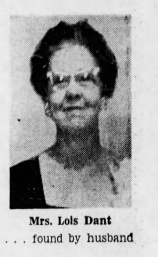 Lois Dant death by force case profile photo