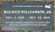 Maurice Williamson death by force case profile photo