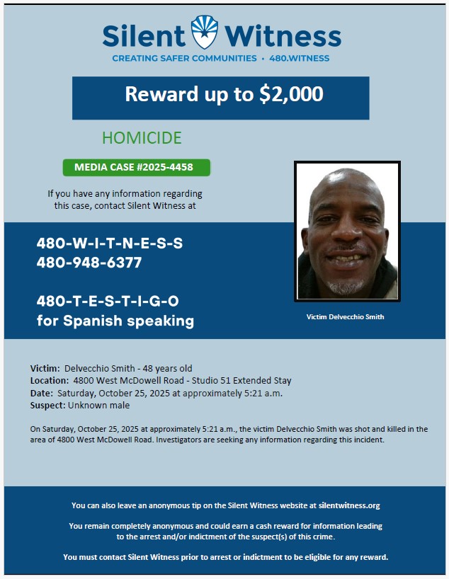 Delvecchio Smith death by force case profile photo