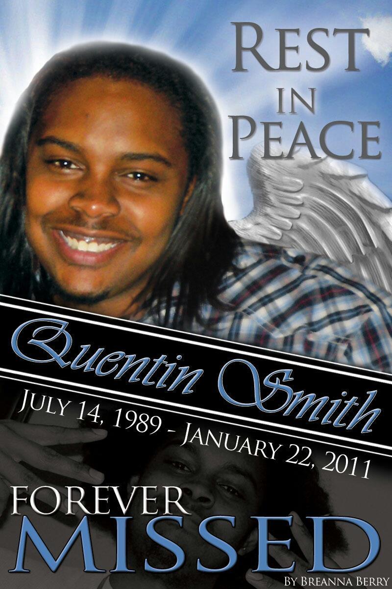 Quentin Smith death by force case profile photo