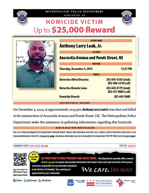 Anthony Leak death by force case profile photo