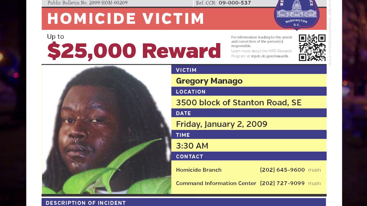 Gregory Manago death by force case profile photo