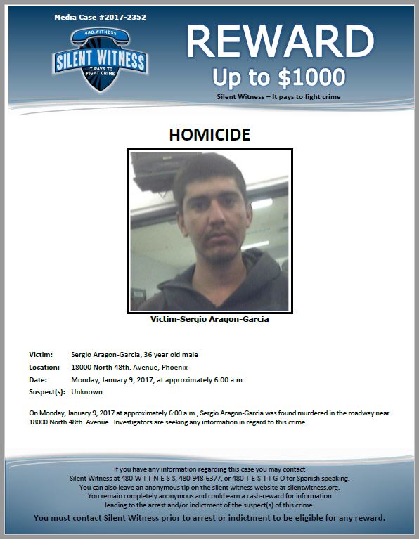 Sergio Aragon-Garcia death by force case profile photo