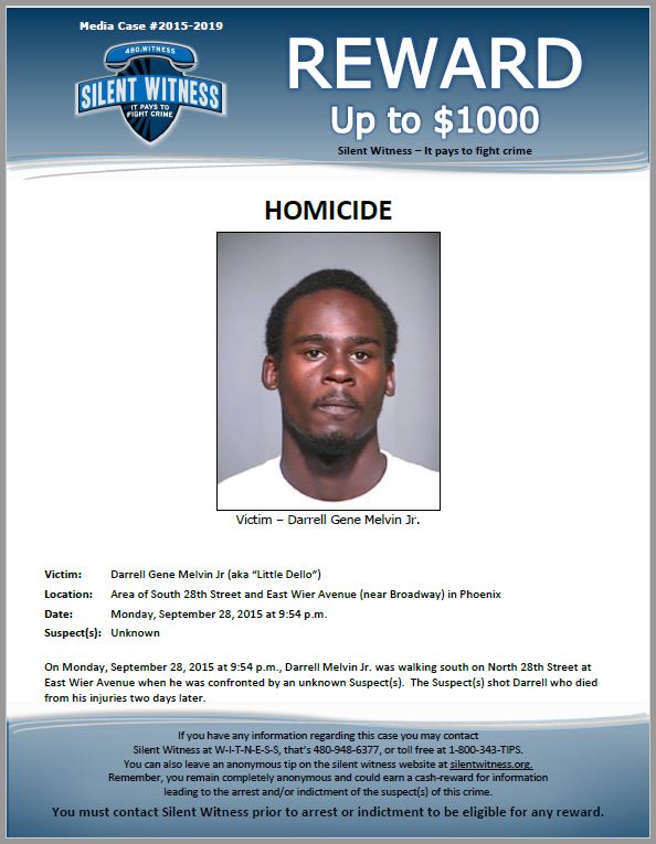 Darrell Melvin death by force case profile photo