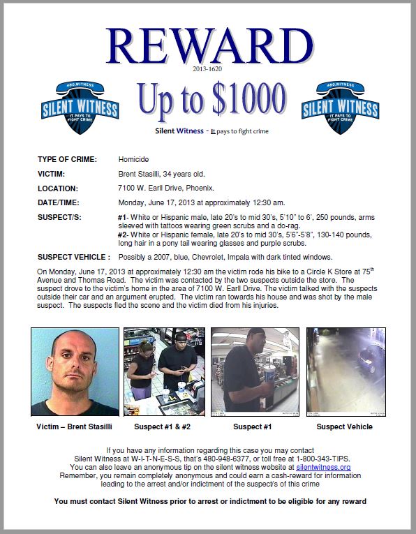 Brent Stasilli death by force case profile photo