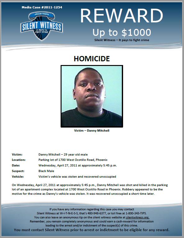 Danny Mitchell death by force case profile photo