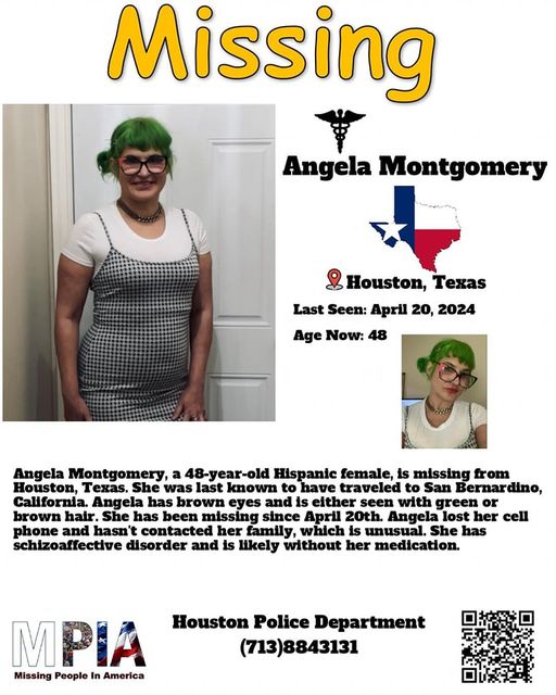 Angela Montgomery missing person case profile photo