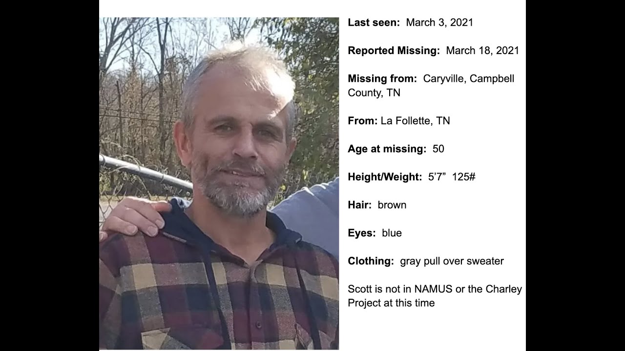 Elliott Roberts missing person case in Jacksboro, Tennessee