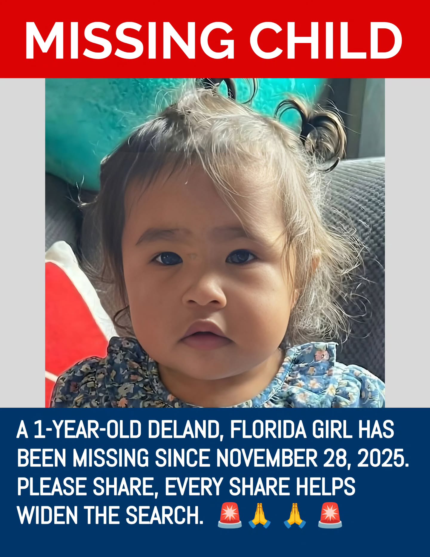 Itzayana Castelan Gonzales missing person case in DeLand, Florida