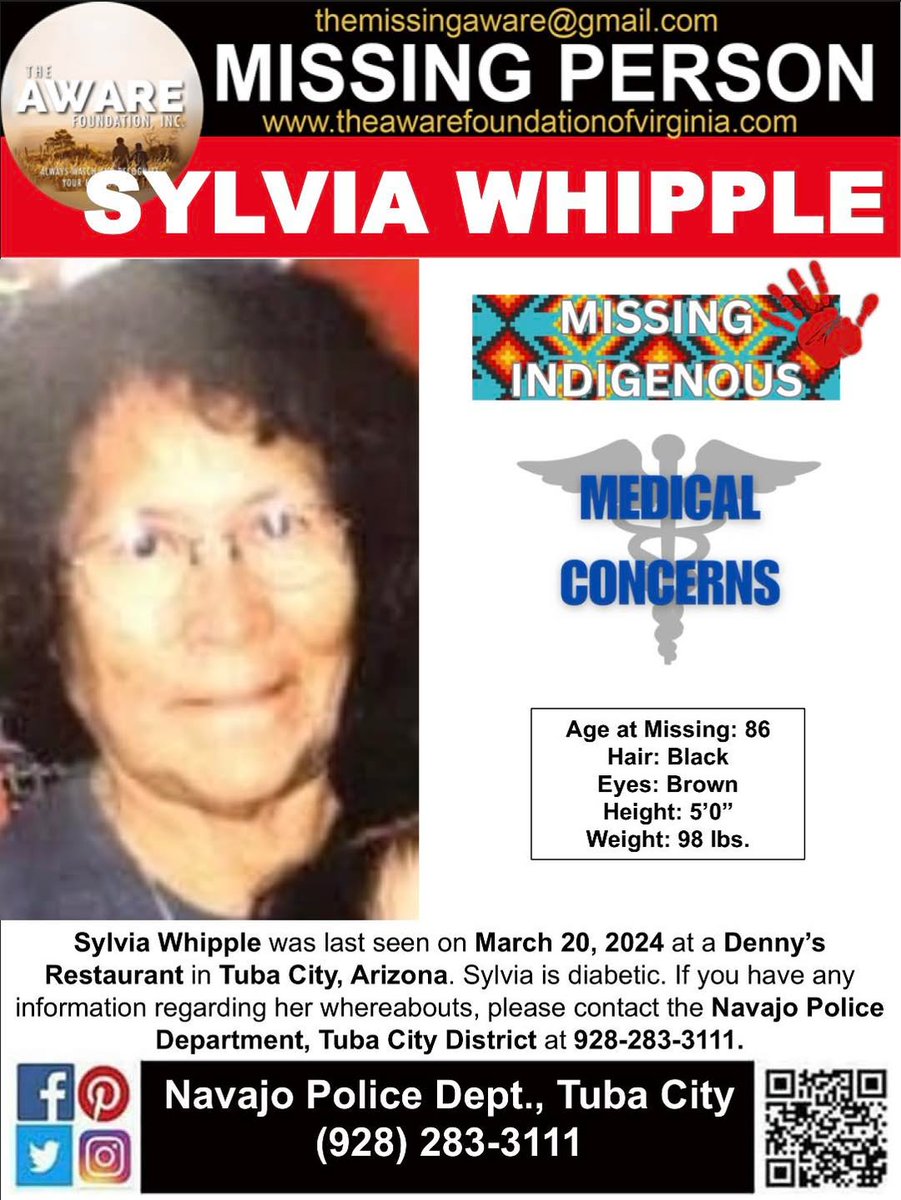 Sylvia Whipple missing person case profile photo