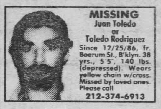 Juan Toledo missing person case profile photo