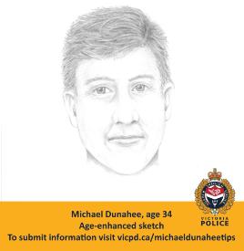 Michael Wayne DUNAHEE missing person case in an area of the playground at Blanshard Elementary School in Victoria, British Columbia. At the time , British Columbia