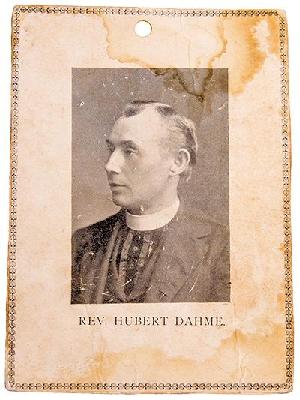 Portrait shared in memory of Father Hubert Dahme