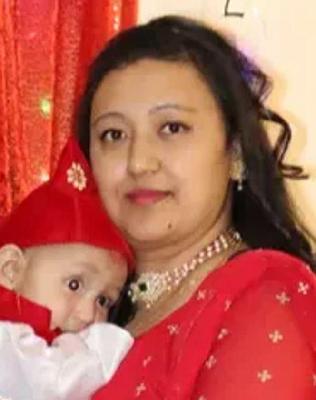 Portrait shared in memory of Anju Shrestha